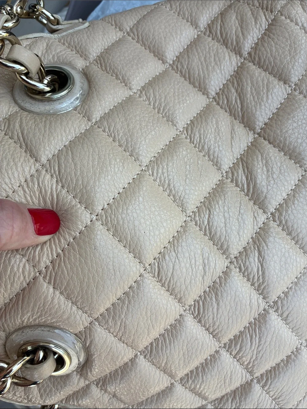 Kate Spade Gold Coast Georgina Quilted Leather Satchel Crossbody